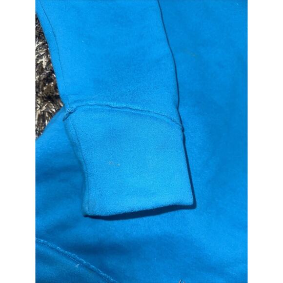 Under Armour Electric Blue Cotton STORM Loose Womens Zip up Hoodie Jacket Medium - Picture 10 of 10